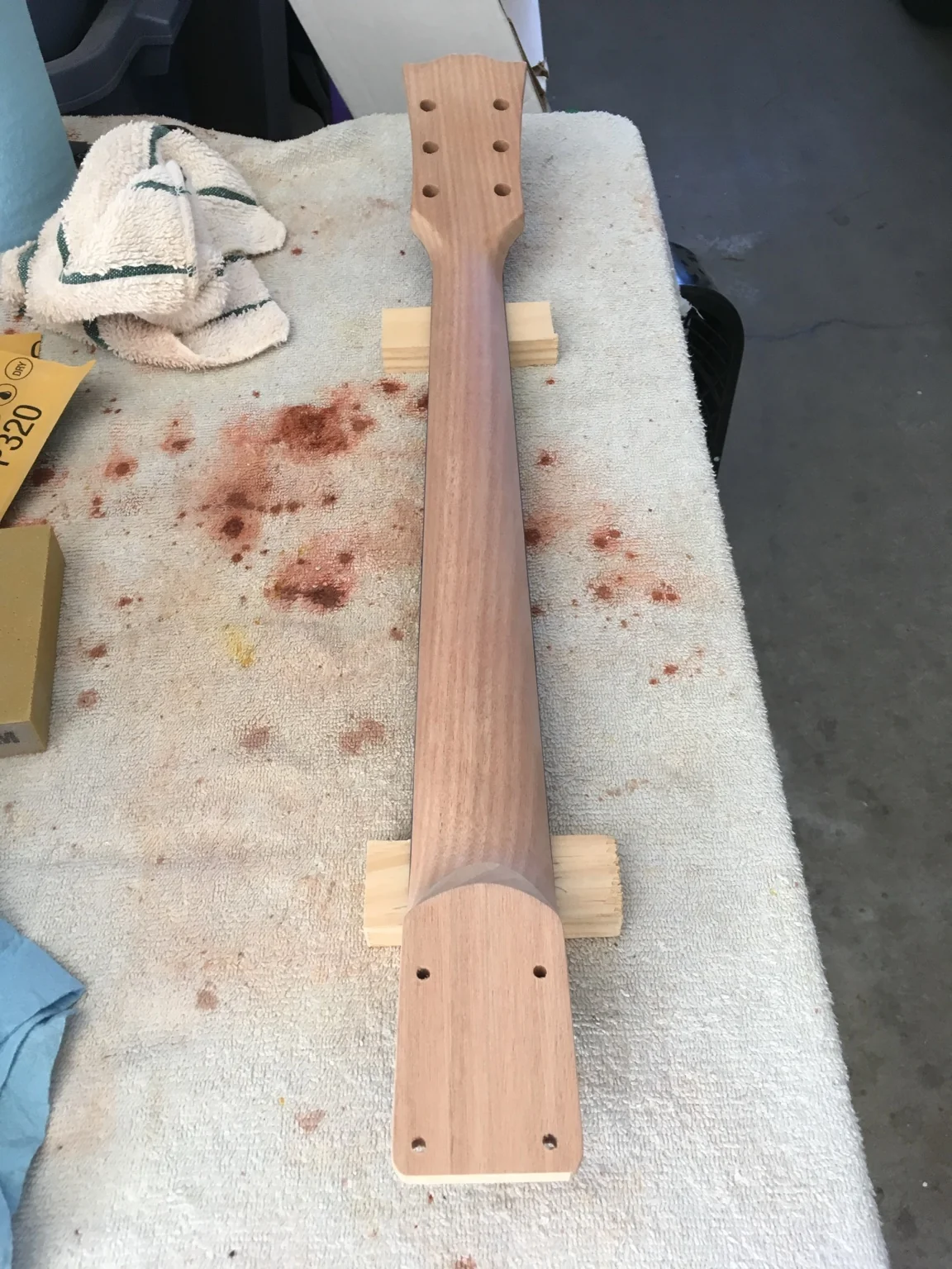 Neck preparation